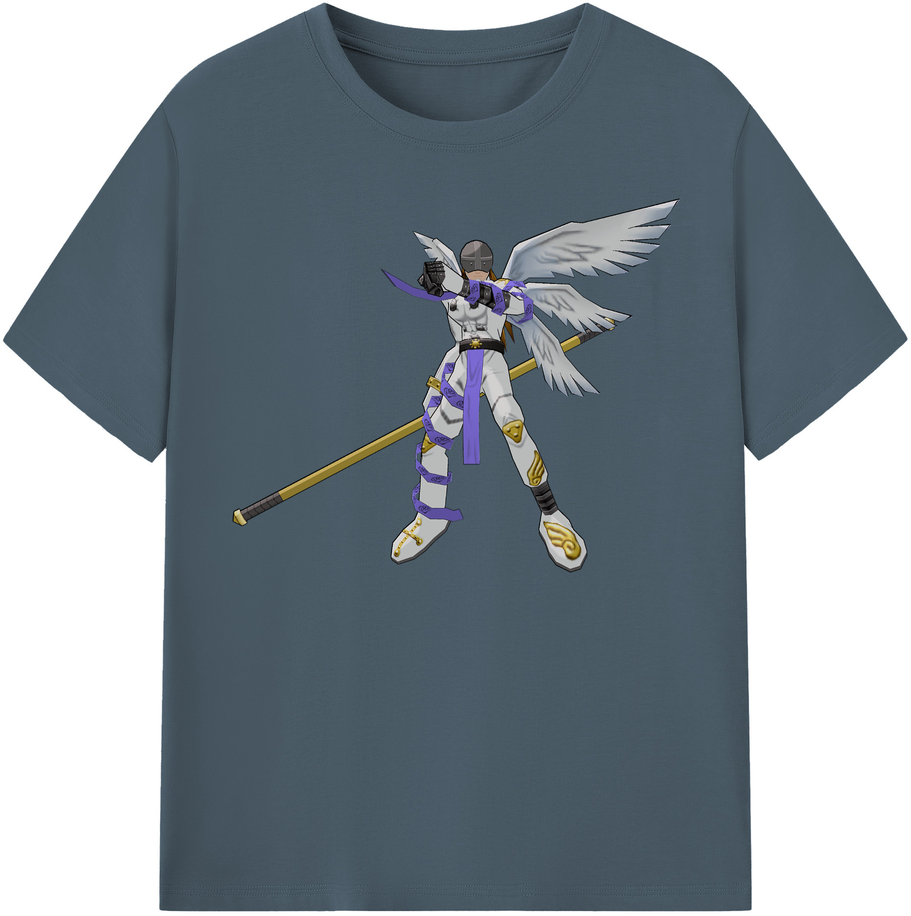 （画像用） Digimon デジタルモンスター/デジモン 綿100％半袖Tシャツ（フロントプリント）